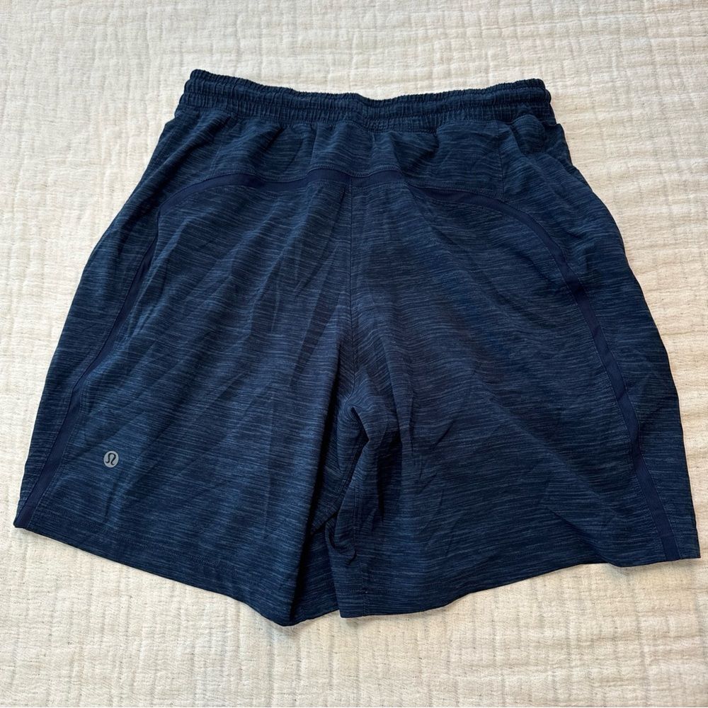 Lululemon Pace Breaker Shorts Mens Small Blue Lined 7'' Athletic
